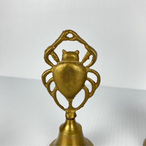 Nautical Brass Bell collection Lot of 4 Lobster Whale Anchor - Picture 7 of 11